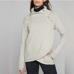 Athleta Cozy Karma Asymmetrical Sweetshirt